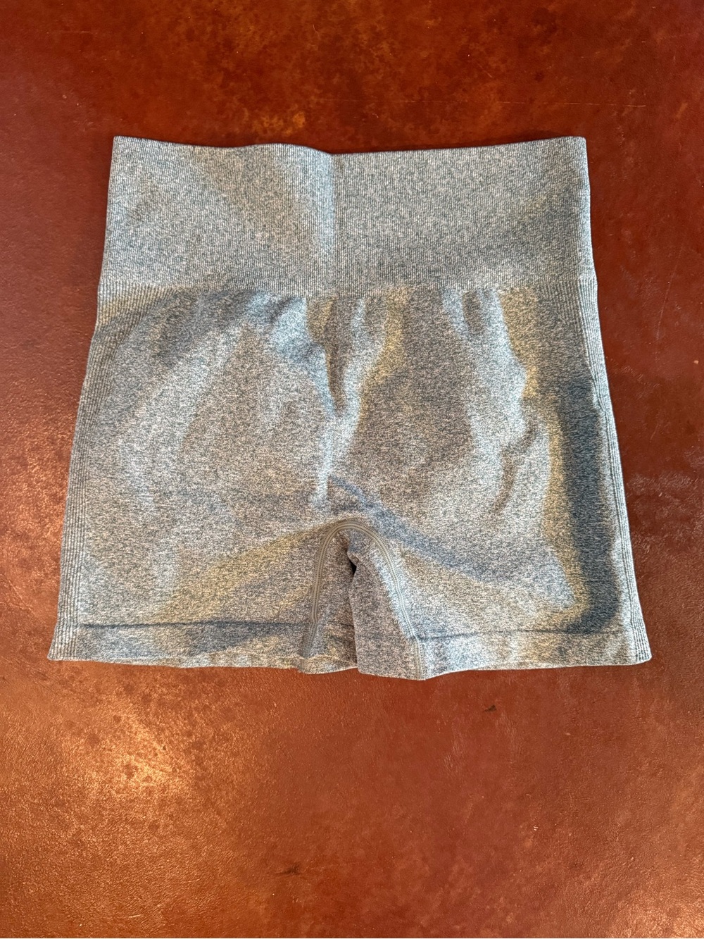 Women's High-Waist Gray Seamless Bike Shorts 4-pack